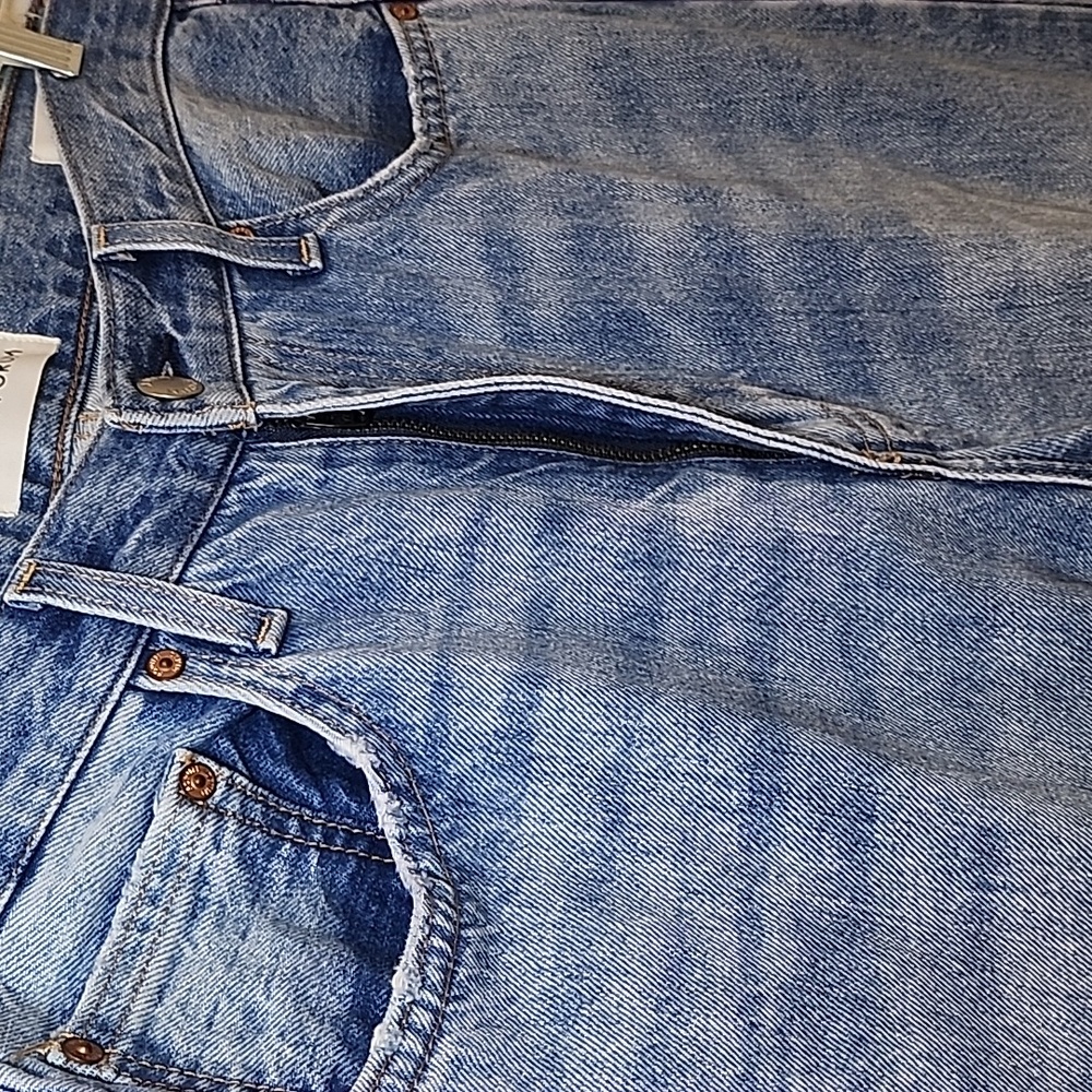 Aritzia 100% Cotton Denim Forum The '90S Iggy Lo-Rise Baggy Jeans Size 27 - Picture 7 of 16